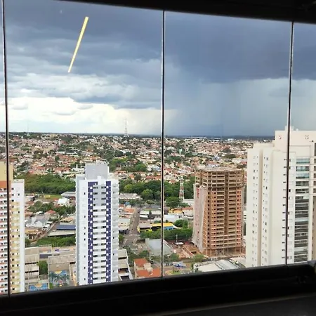 Flat De Luxo C/ Quarto Privativo 21º Andar Vertigo Campo Grande  Exterior photo