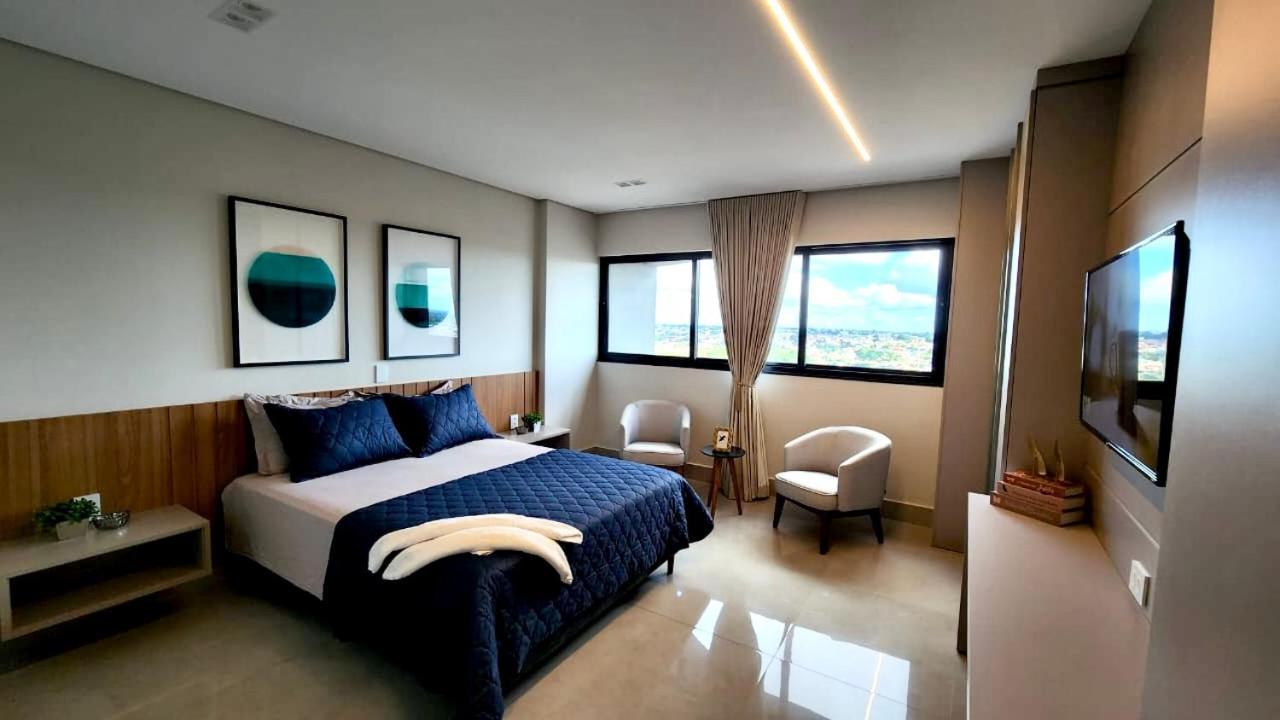 Flat De Luxo C/ Privativo 21º Andar Vertigo *